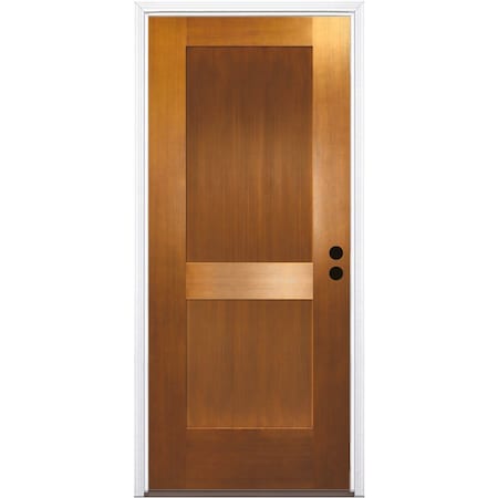 Trimlite Exterior Single Door, Left Hand/Inswing, 1.75 Thick, Fiberglass 2868LHISPFG2PSHK691615B